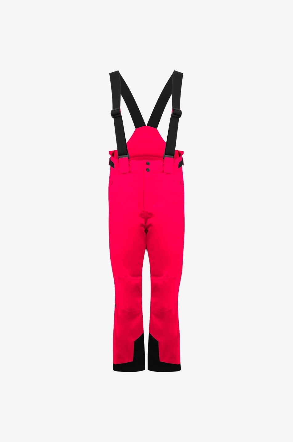 KJUS Silica girl's ski trousers with braces Unisex DARK PINK 2