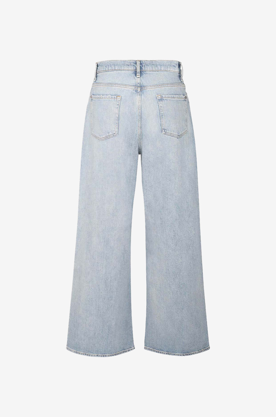 Jeans mit weitem Bein und hoher Taille aus Baumwolle Zoey Air Wash
