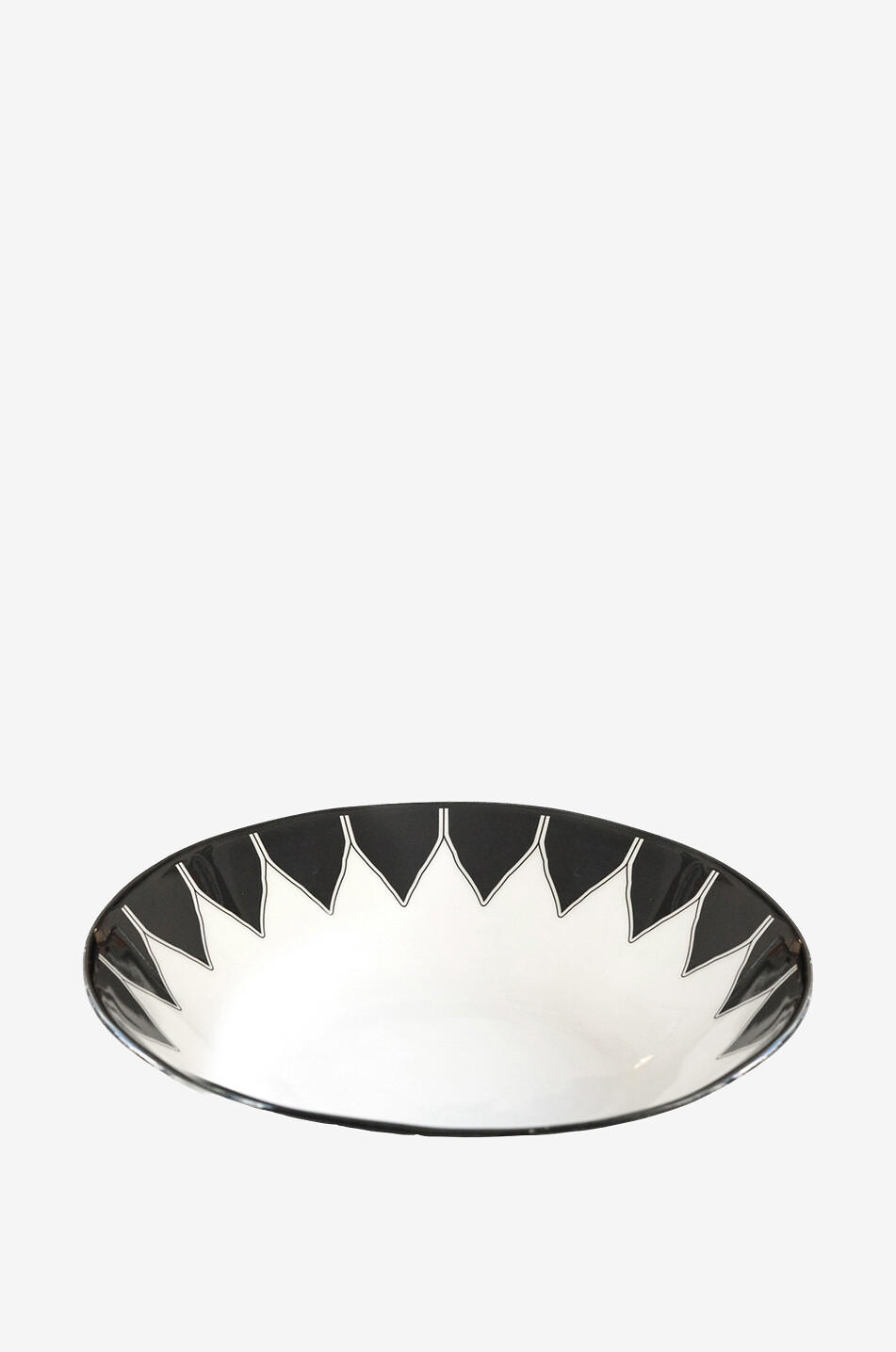 Ovale Platte aus Keramik Daria