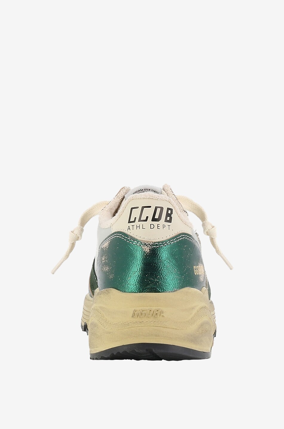 GOLDEN GOOSE Baskets basses vieillis détails métallisés Running Sole Femme MULTICOLORE 4