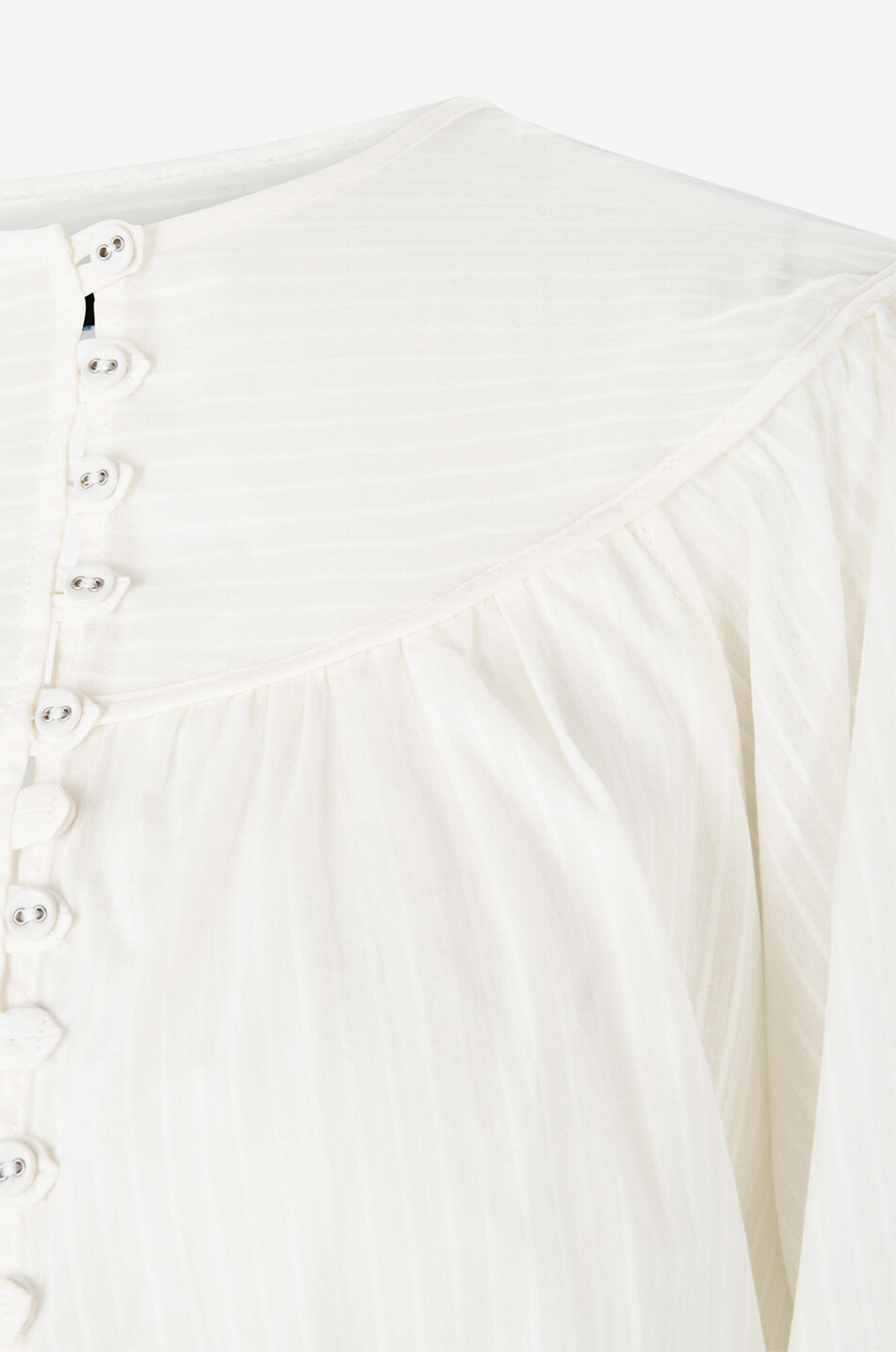 MAGALI PASCAL Langärmelige Bluse aus Baumwolle Suleo Damen Hellbeige 6