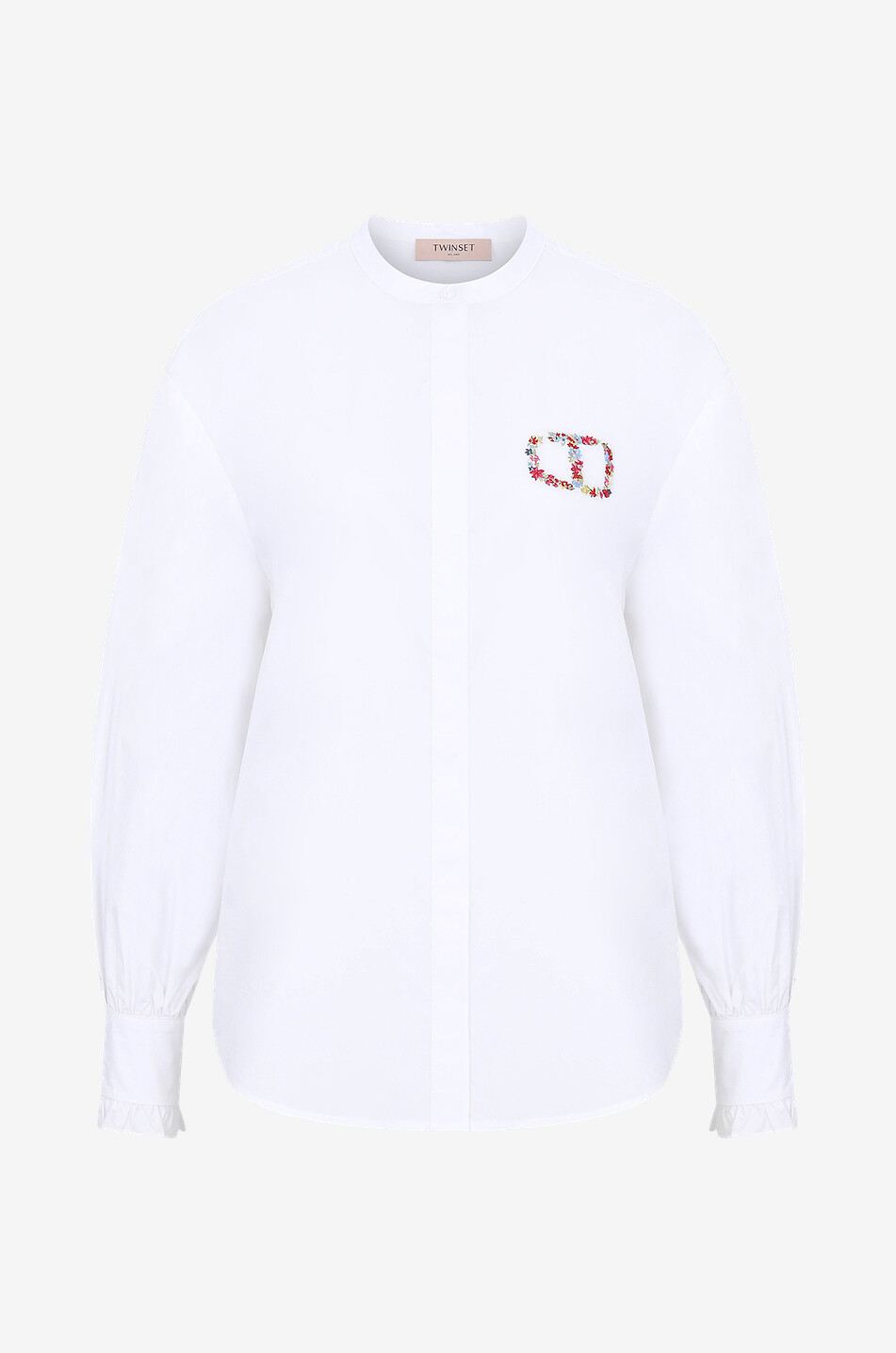 T Florale cotton long-sleeved shirt