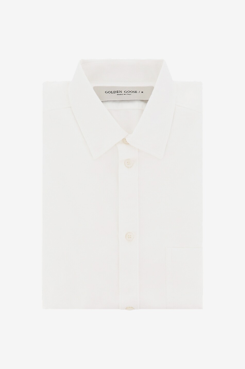 Alvise long-sleeved cotton canvas shirt