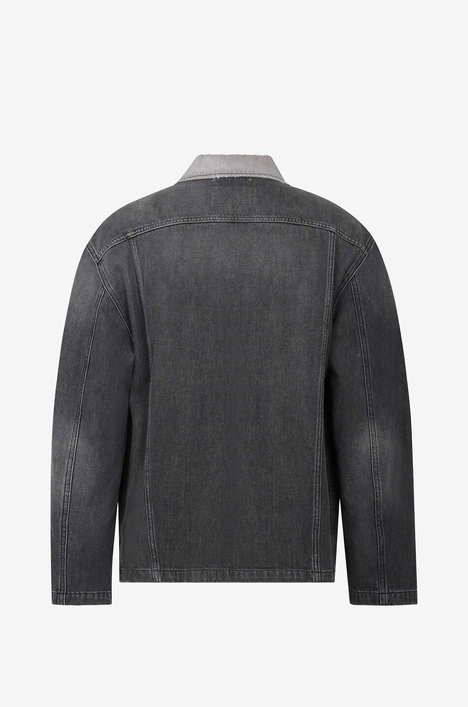 GOLDEN GOOSE Hemdjacke aus Denim Fourney Medium Washed Herren SCHWARZ 2