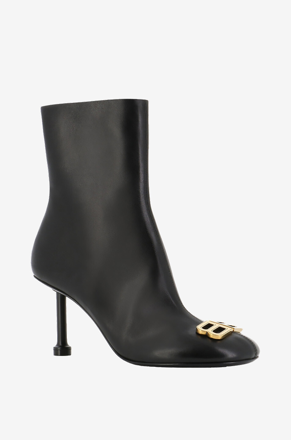 Bottines en cuir nappa à talon Groupie 80