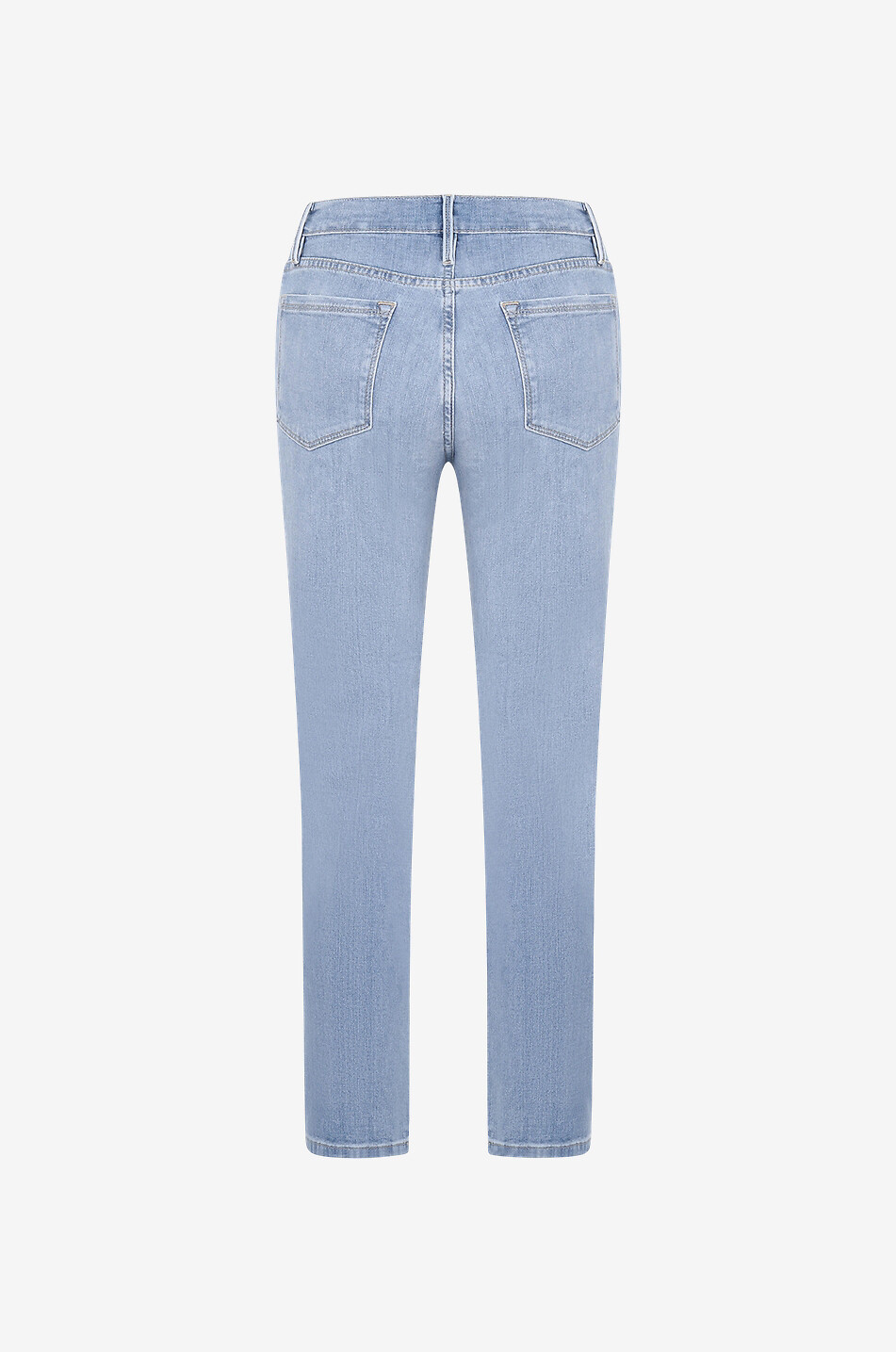 FRAME Jean droit en coton biologique Le Nouveau Straight Femme BLEU CLAIR 2