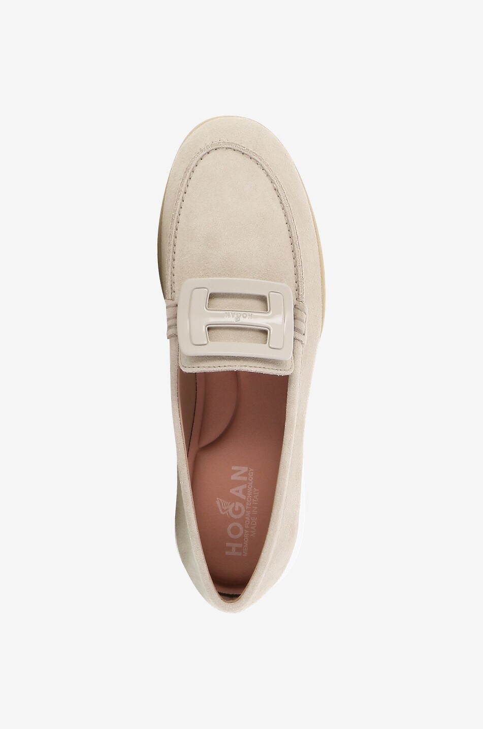 HOGAN Hogan Olympia-Z suede loafers Women BEIGE 5