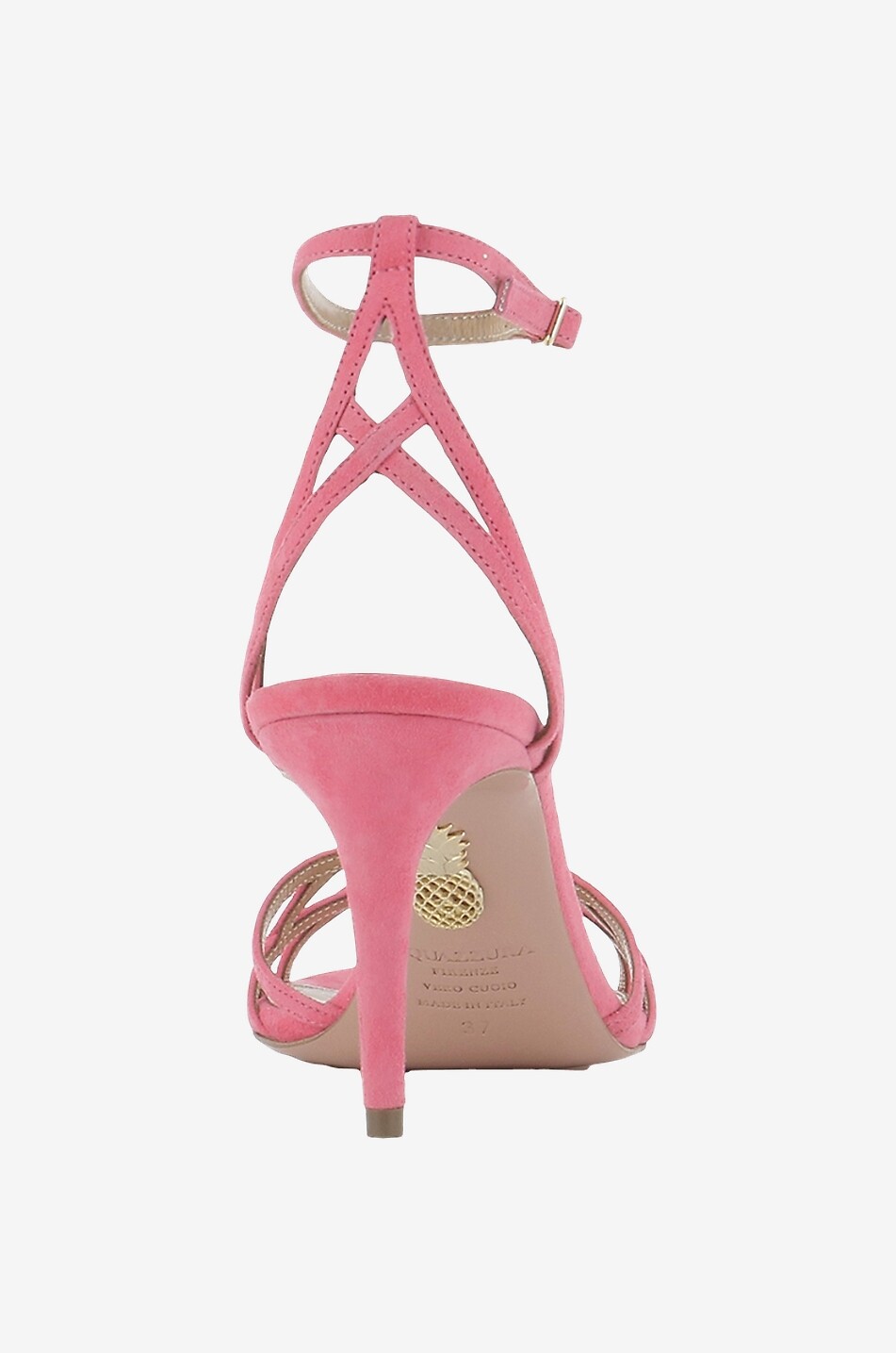 AQUAZZURA Sandalen aus Wildleder mit Absatz All I Want 75 Damen ROSA 4