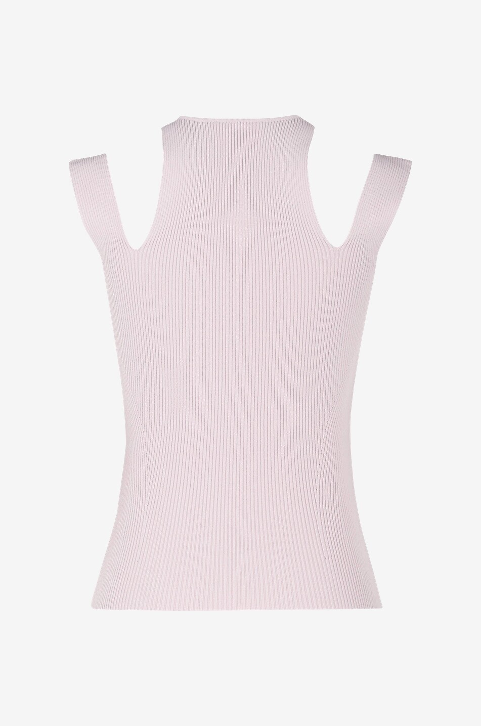 Rippstrick-Tanktop Slashed