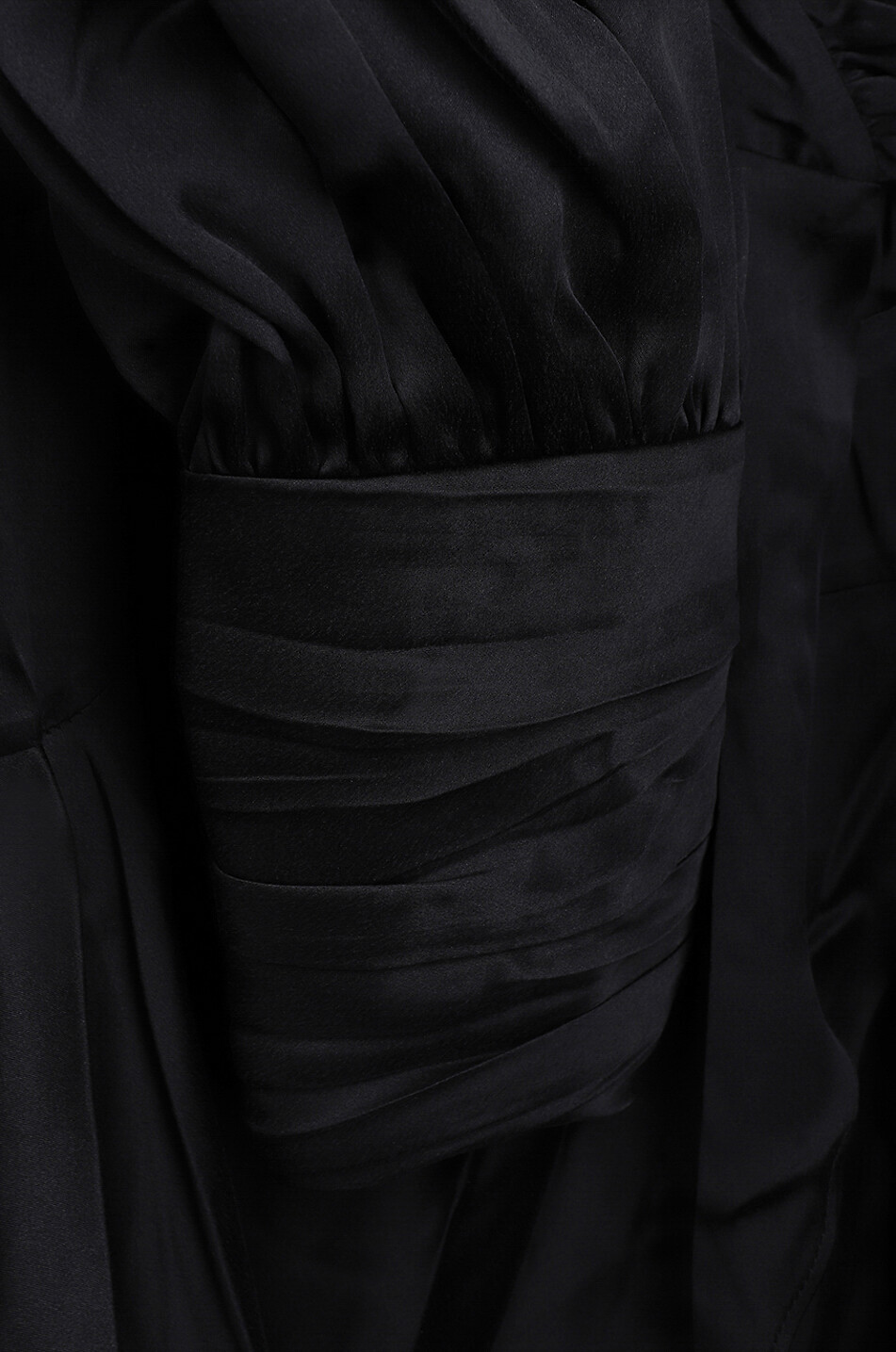 ZIMMERMANN Silk satin mini wrap dress Women BLACK 3