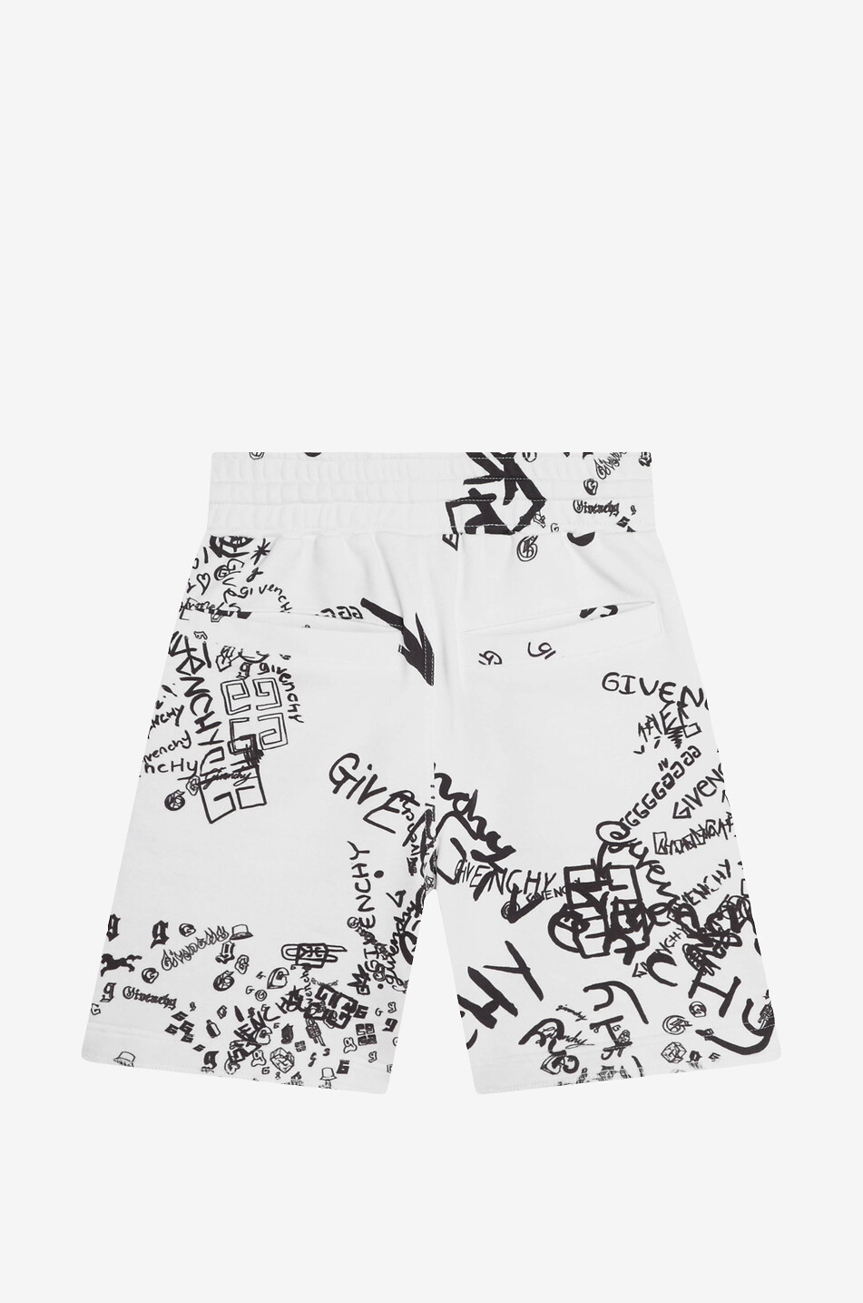 GIVENCHY Short garçon en molleton Graffiti Garçon BLANC 2