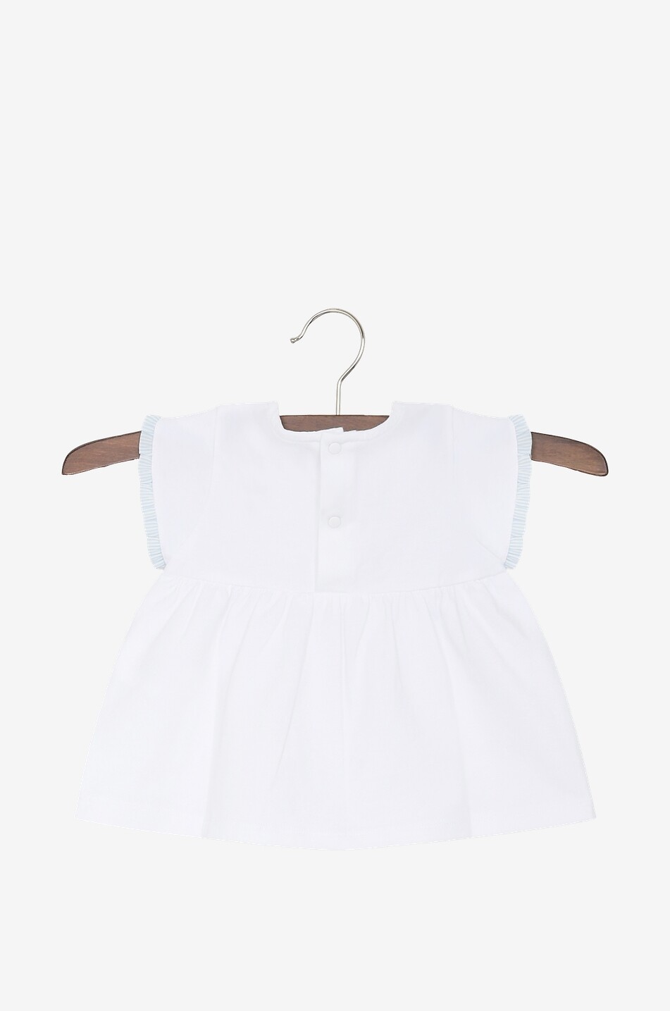 TARTINE ET CHOCOLAT Cotton baby short-sleeved top Baby WHITE 2