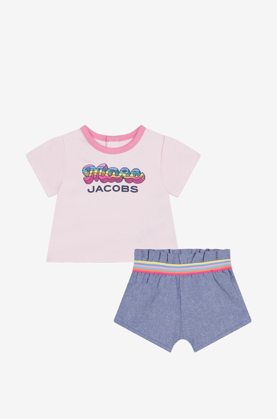 Baby-Set aus Baumwolle Shorts und T-Shirt Rainbow Marc