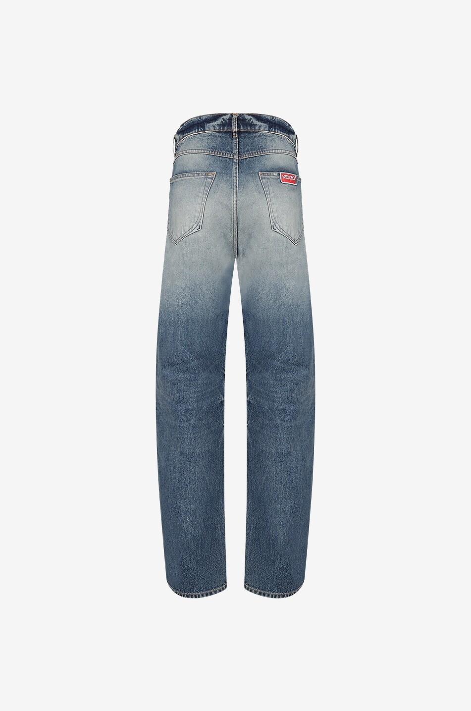 Gerade geschnittene Jeans aus Baumwolle Asagao