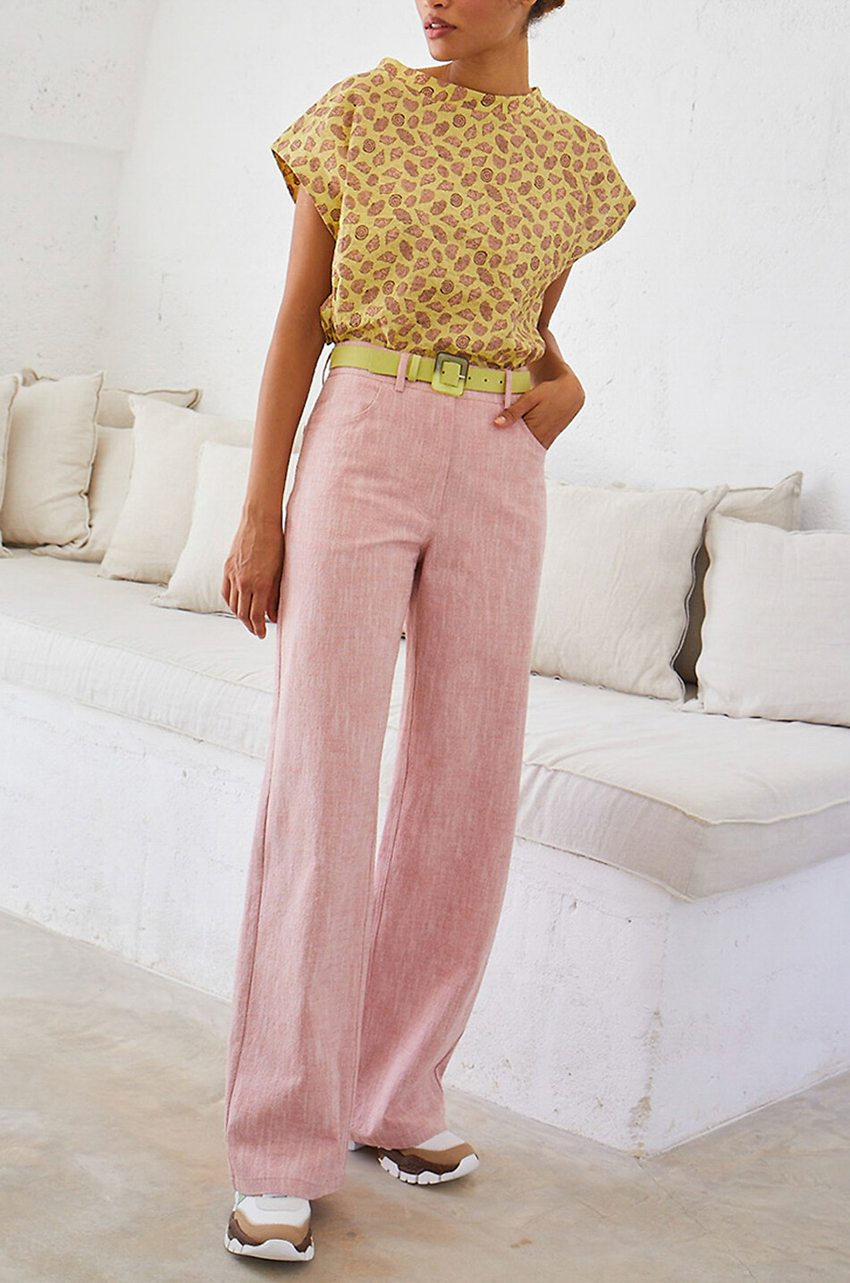 Hose mit weitem Bein Olivina