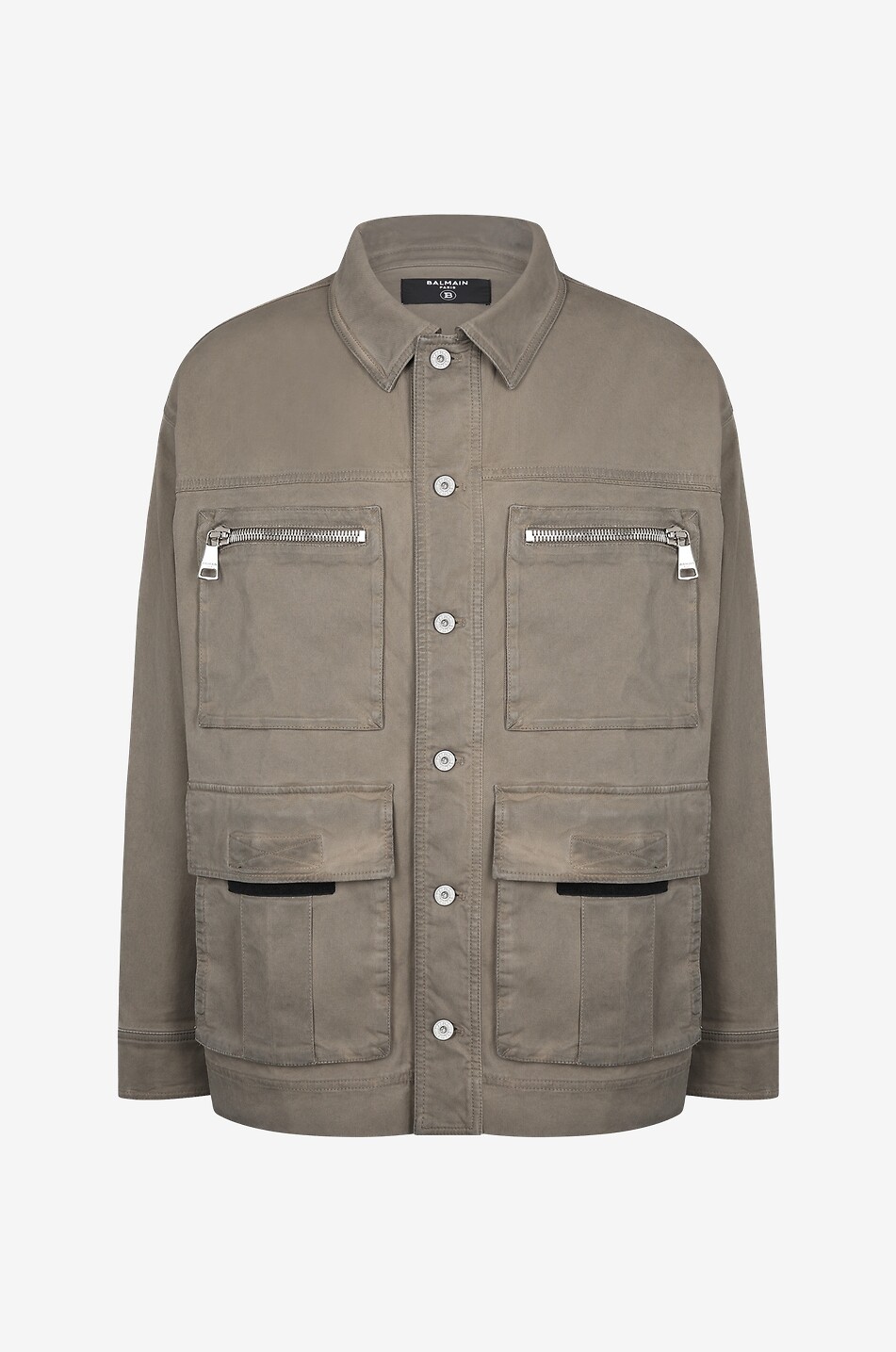 Leichter Gabardine-Parka im Vintage-Look