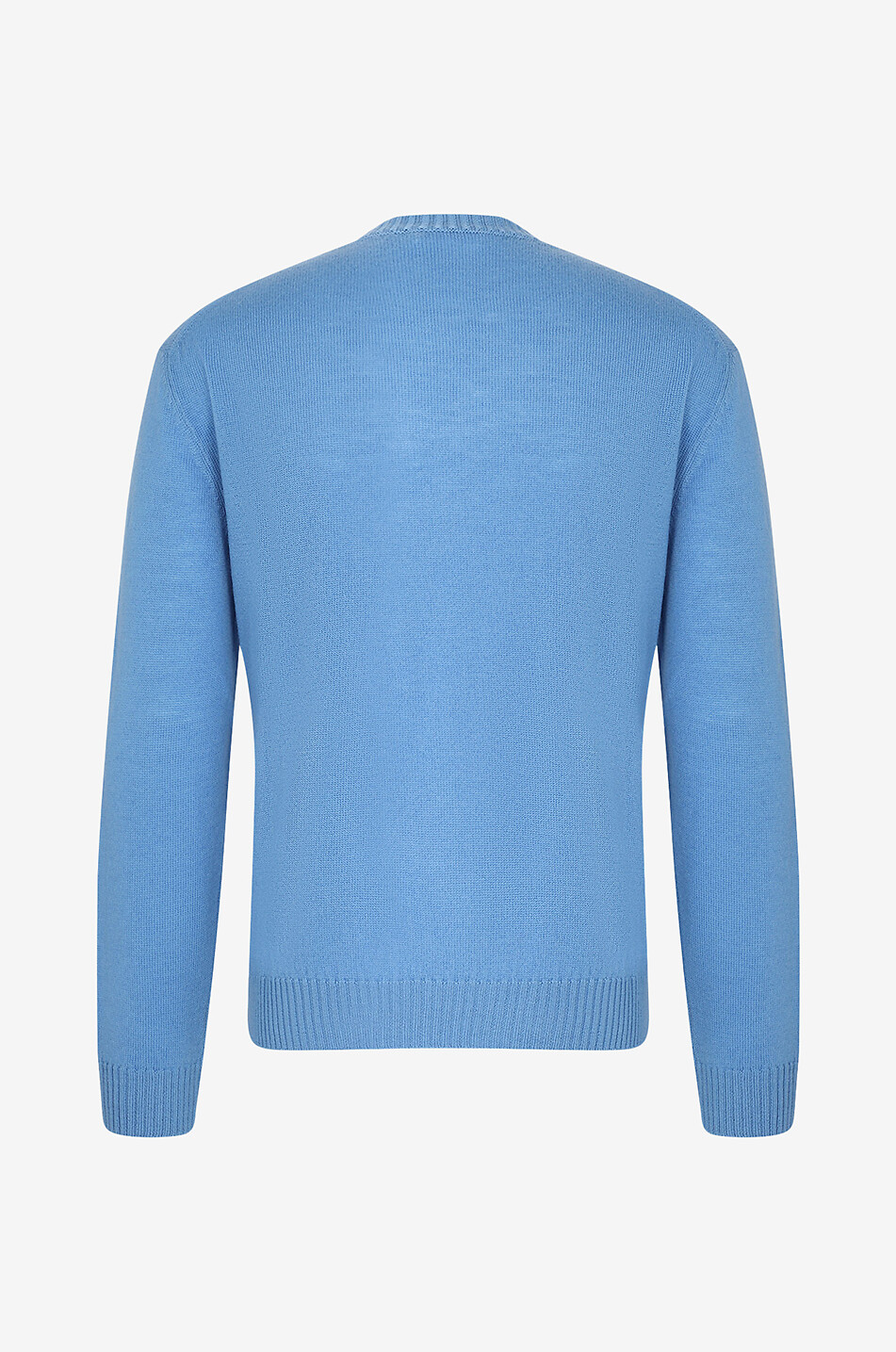 JIL SANDER Rundhalspullover aus Wolle Cashwool Herren BLAU 2