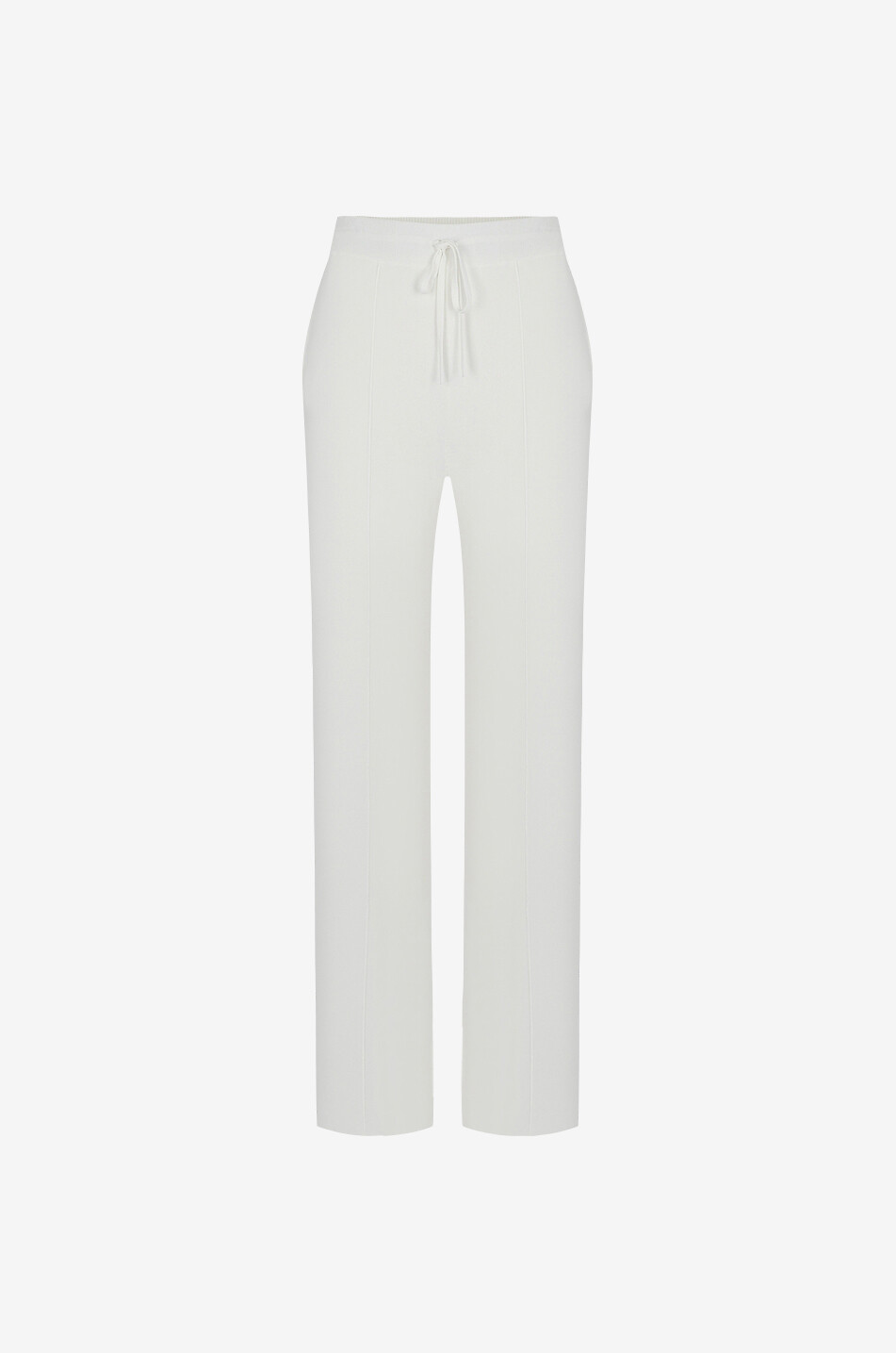 FEDELI Weite Hose aus Viskose und Baumwolle Tecna Damen WEISS 1