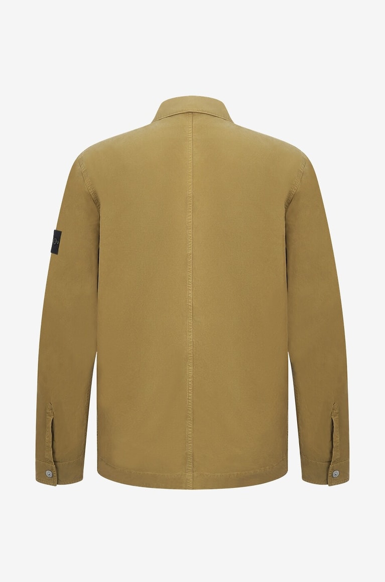 STONE ISLAND 11729 Twill-TC cotton blend overshirt Men [akeneo-beigefonce] 2