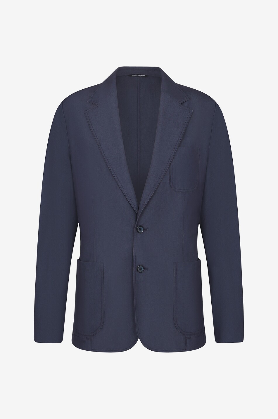 DOLCE & GABBANA Portofino wool blend blazer Men MEDIUM BLUE 1