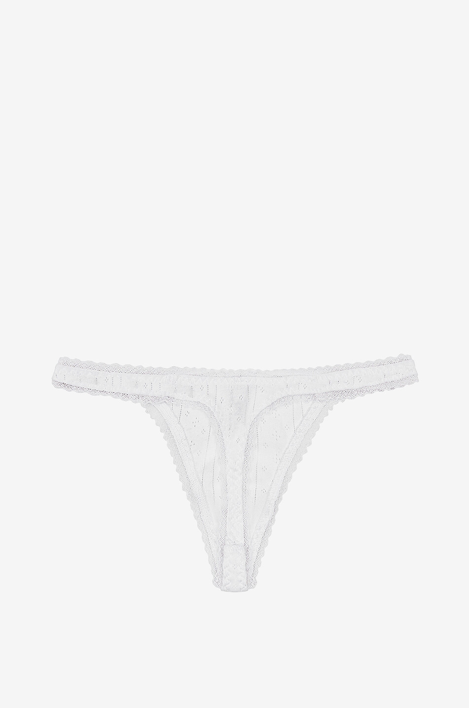 COU COU Culotte en coton biologique The Thong Femme BLANC 2