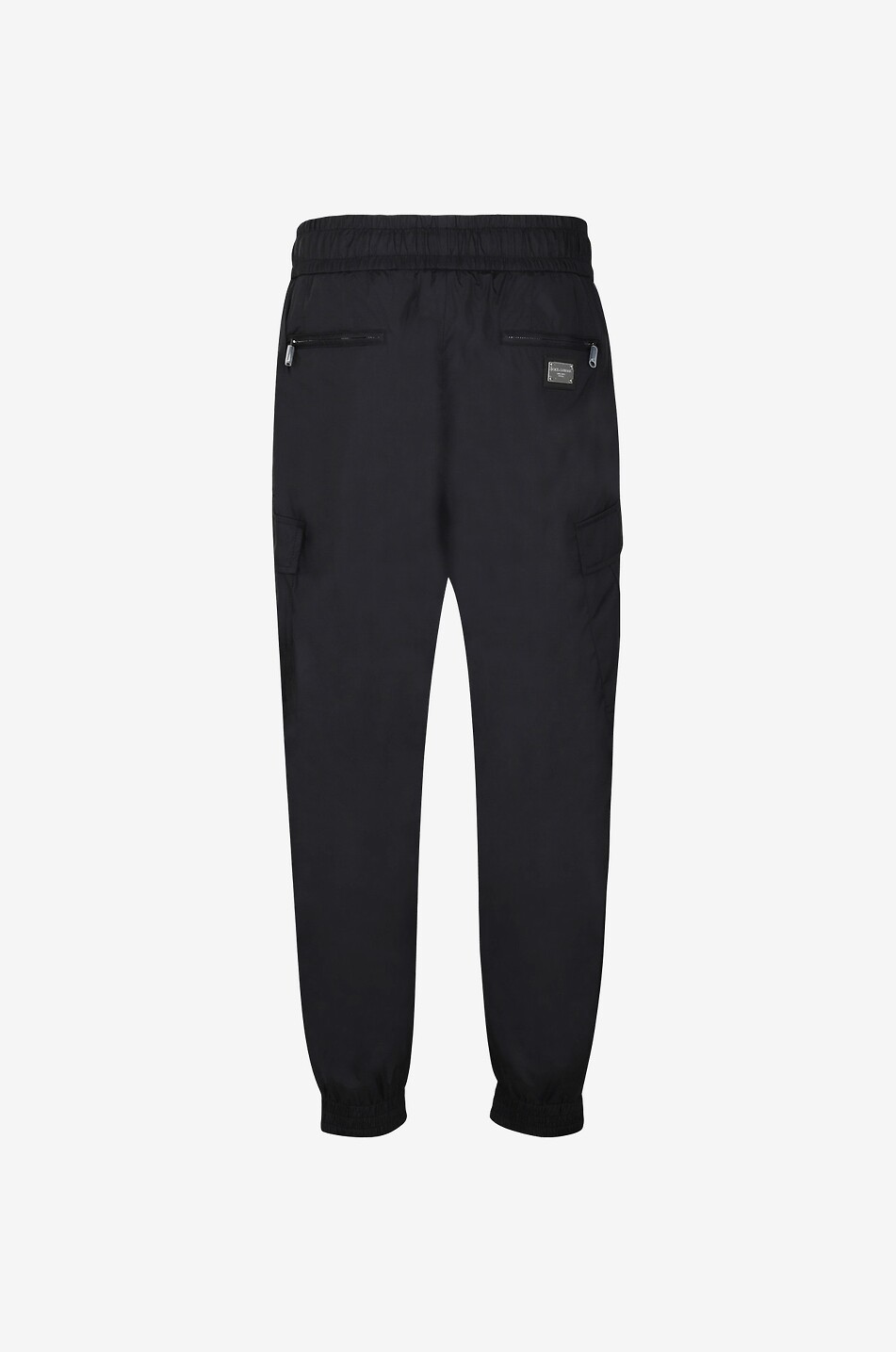 DOLCE & GABBANA Pantalon cargo en nylon à plaquette logo Homme NOIR 2