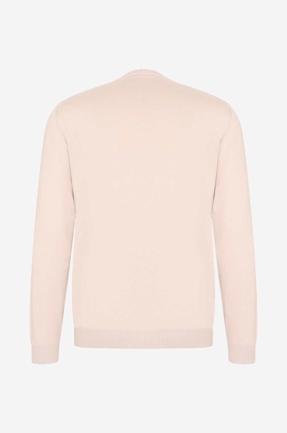 Pullover mit Rundhalsausschnitt aus Seide und Baumwolle