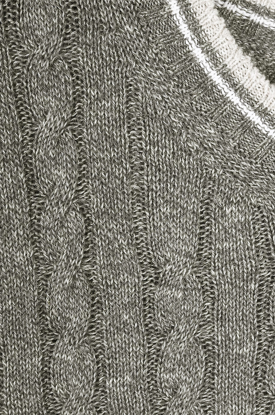 Pull col rond en coton Luis