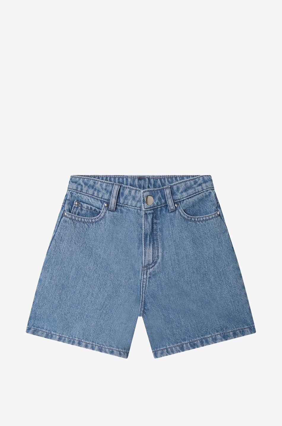 KENZO Bamboo Tiger girl's denim shorts Girl BLUE 1
