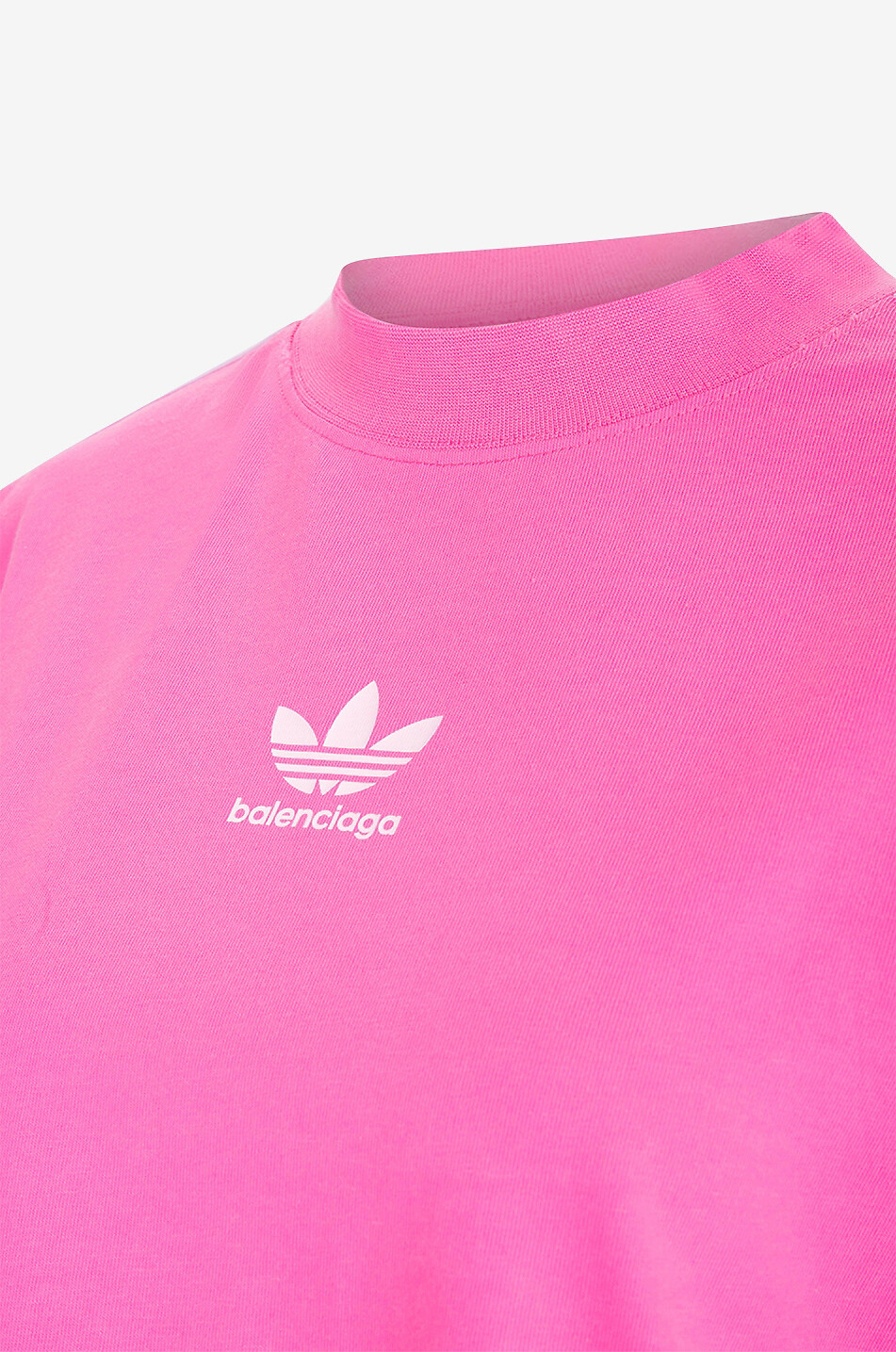 Neon pink adidas shirt online