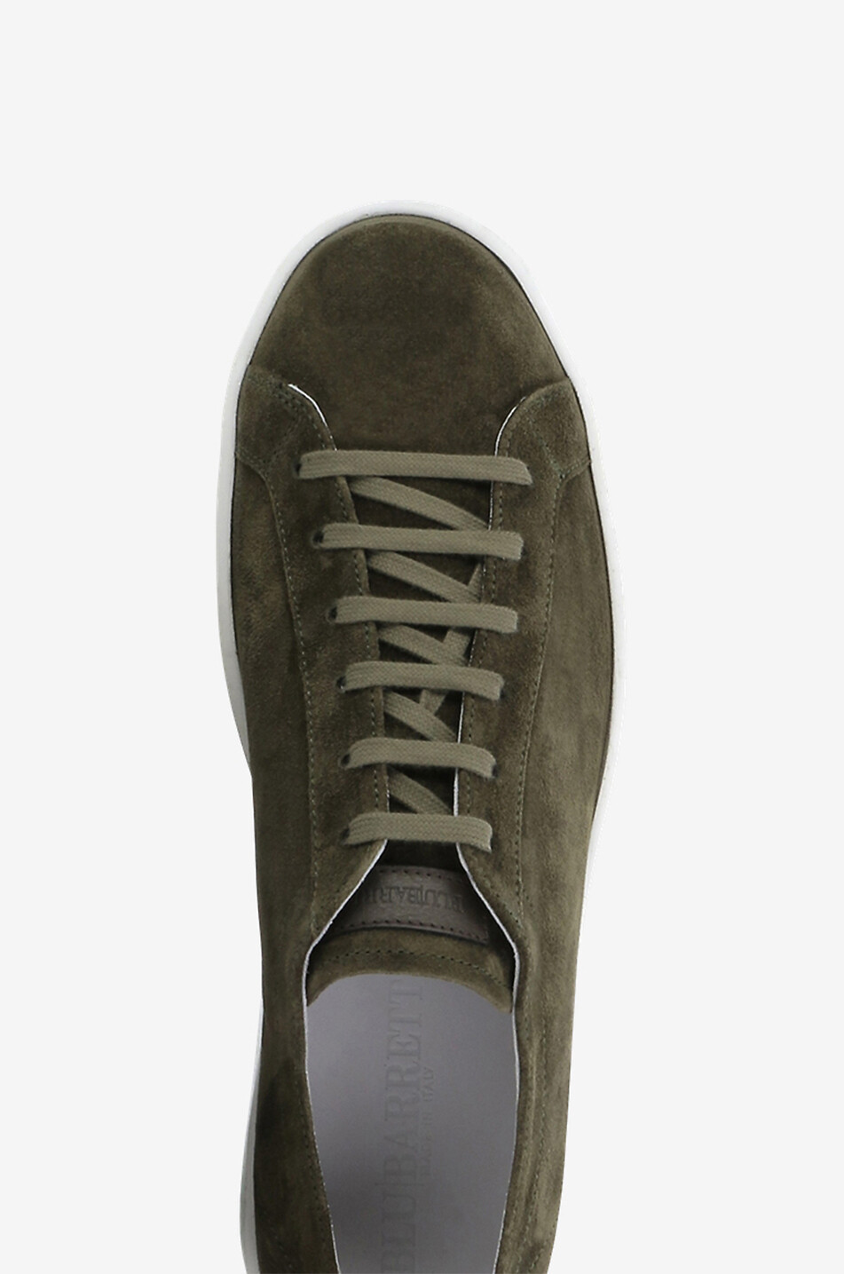 BARRETT Baskets basses à lacets en daim Homme VERT MOYEN 5