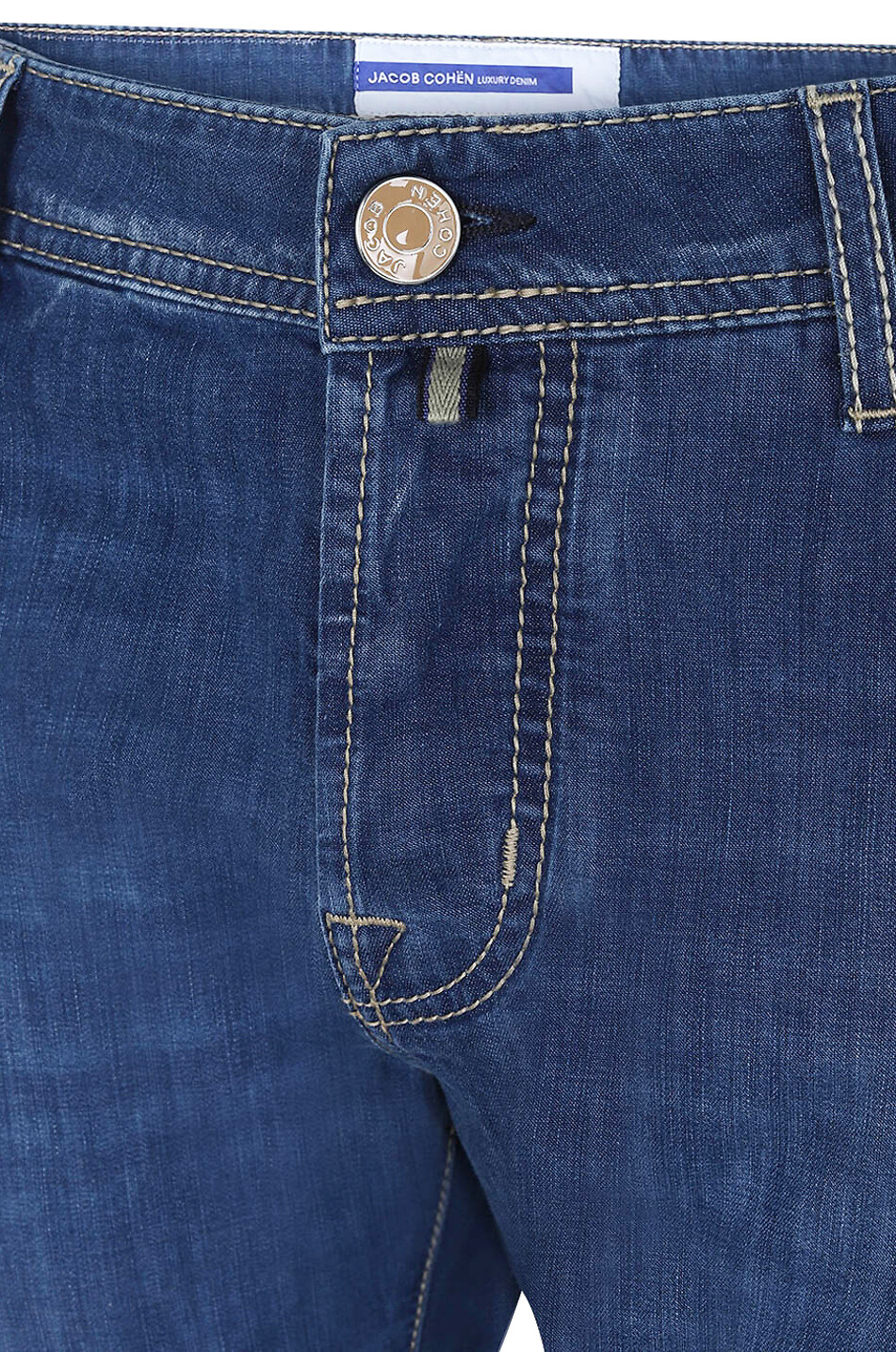 Nick cotton and viscose slim fit jeans