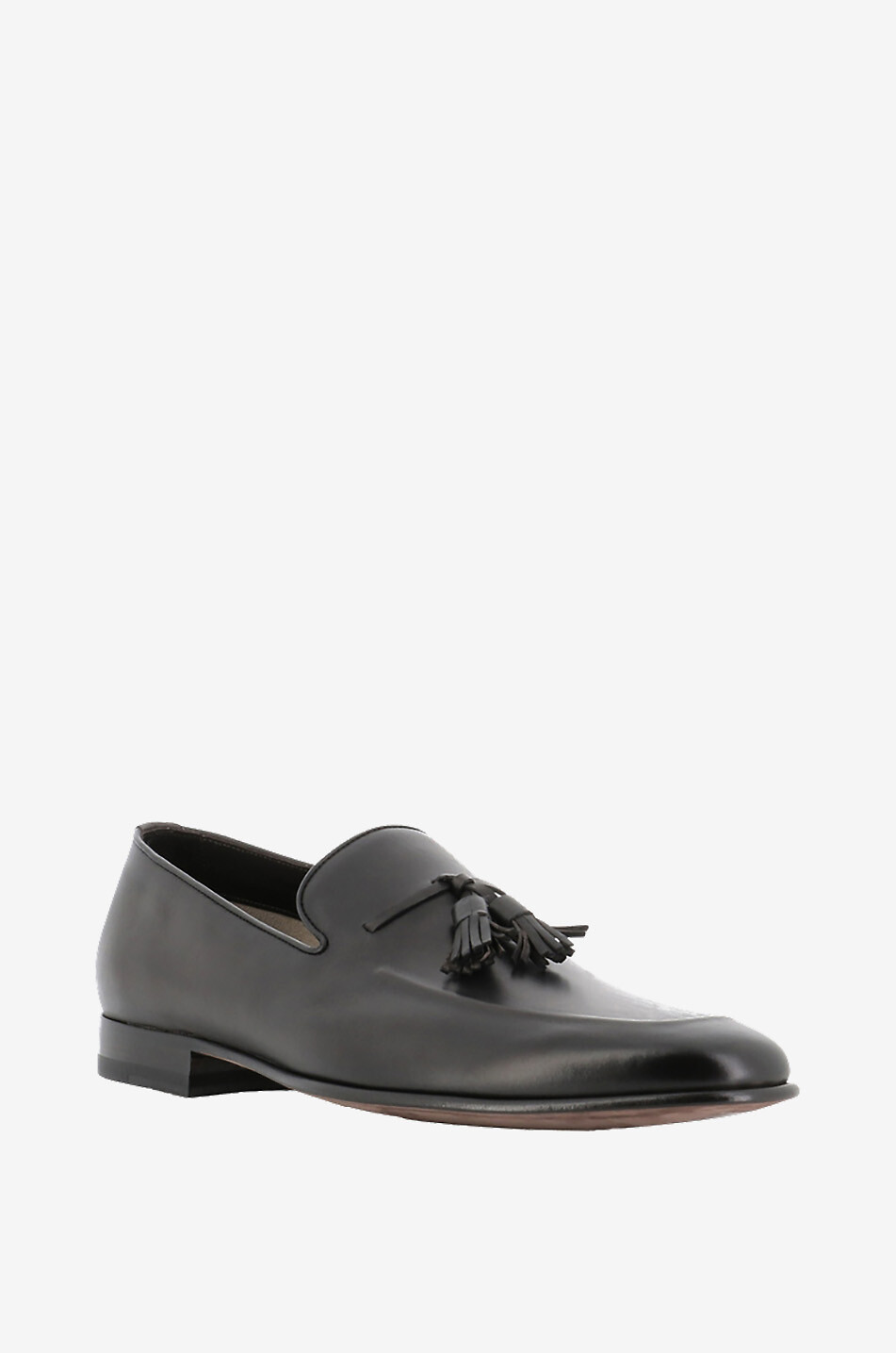 Leather tassel loafers