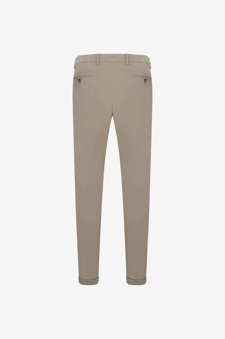 Pantalon chino en coton et lin