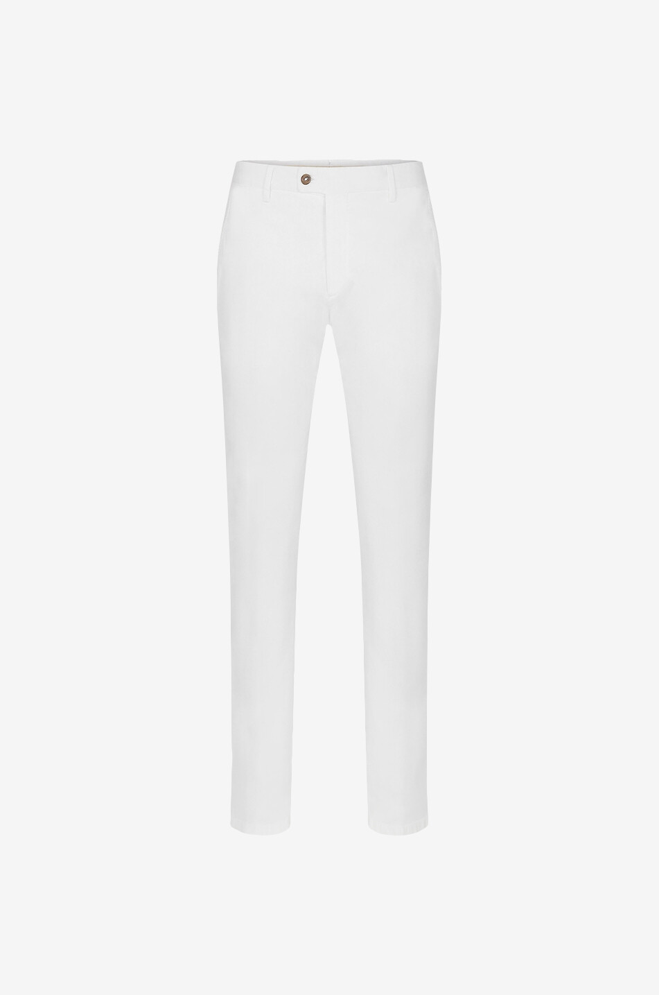 MAURIZIO BALDASSARI Pantalon chino en coton et soie Homme BLANC 1