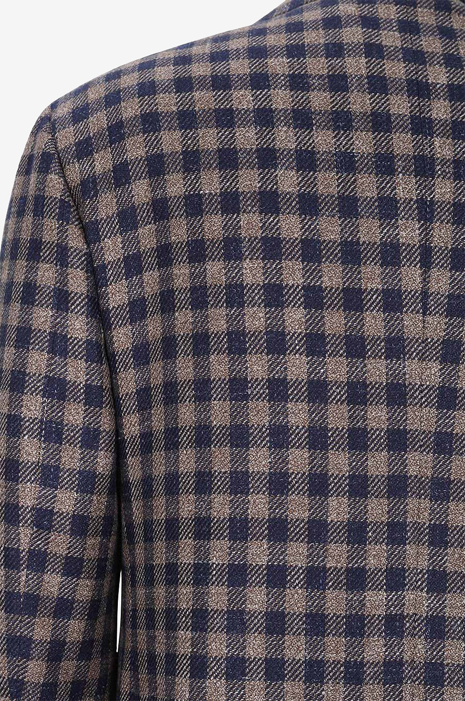 KITON Checked wool and cashmere single-breasted blazer Men BROWN 3