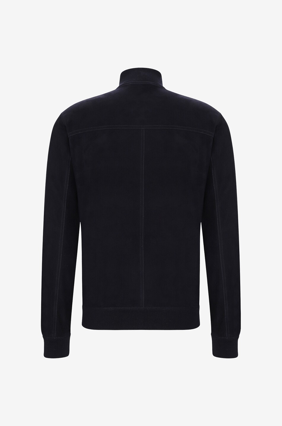 VALSTAR MILANO 1911 Valstarino lightweight suede blouson Men DARK BLUE 2