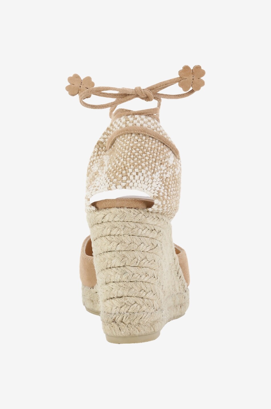 CASTANER Espadrilles à talon en daim Carina Femme CAMEL 4