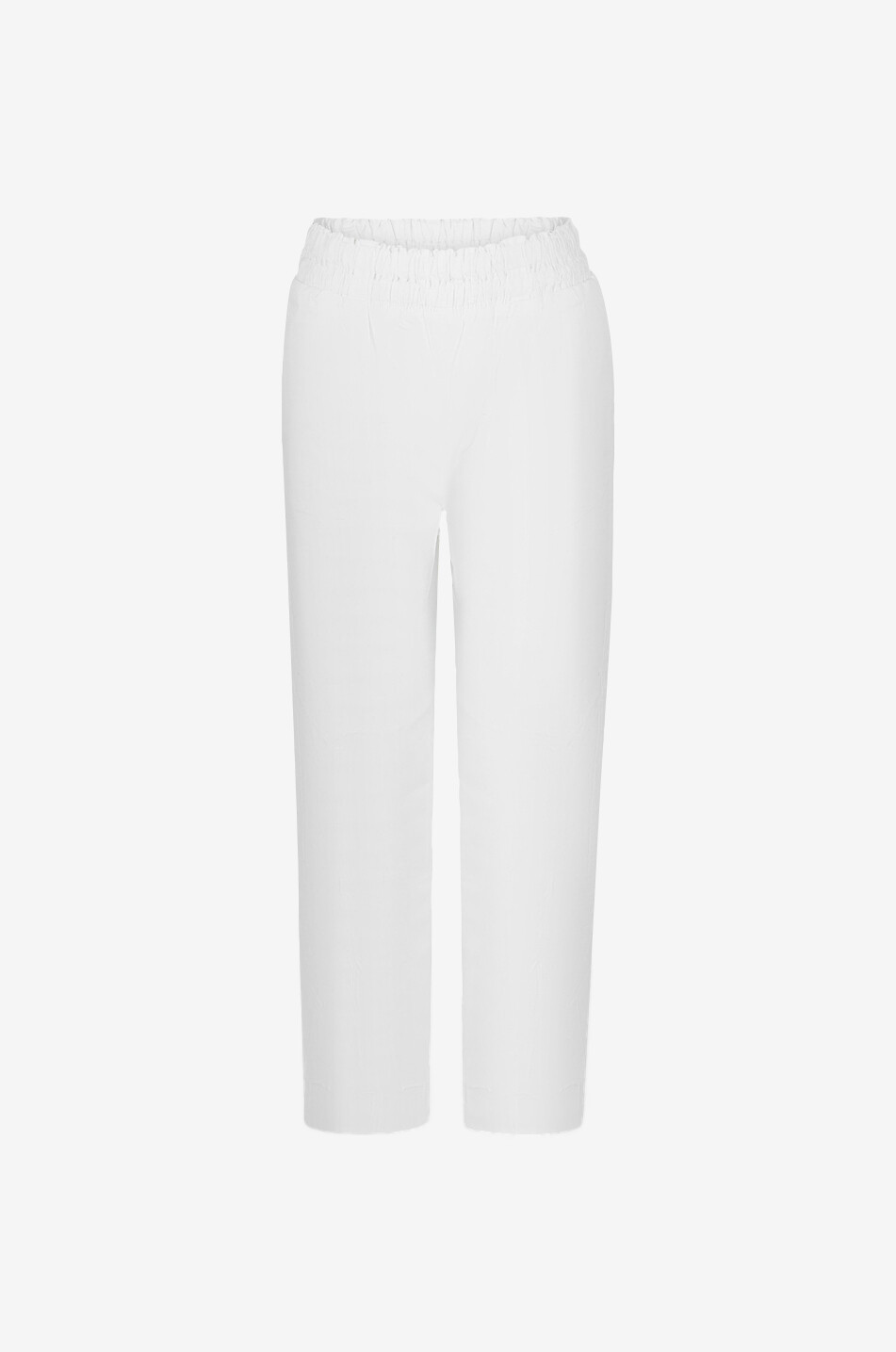 Poplin wide-leg trousers