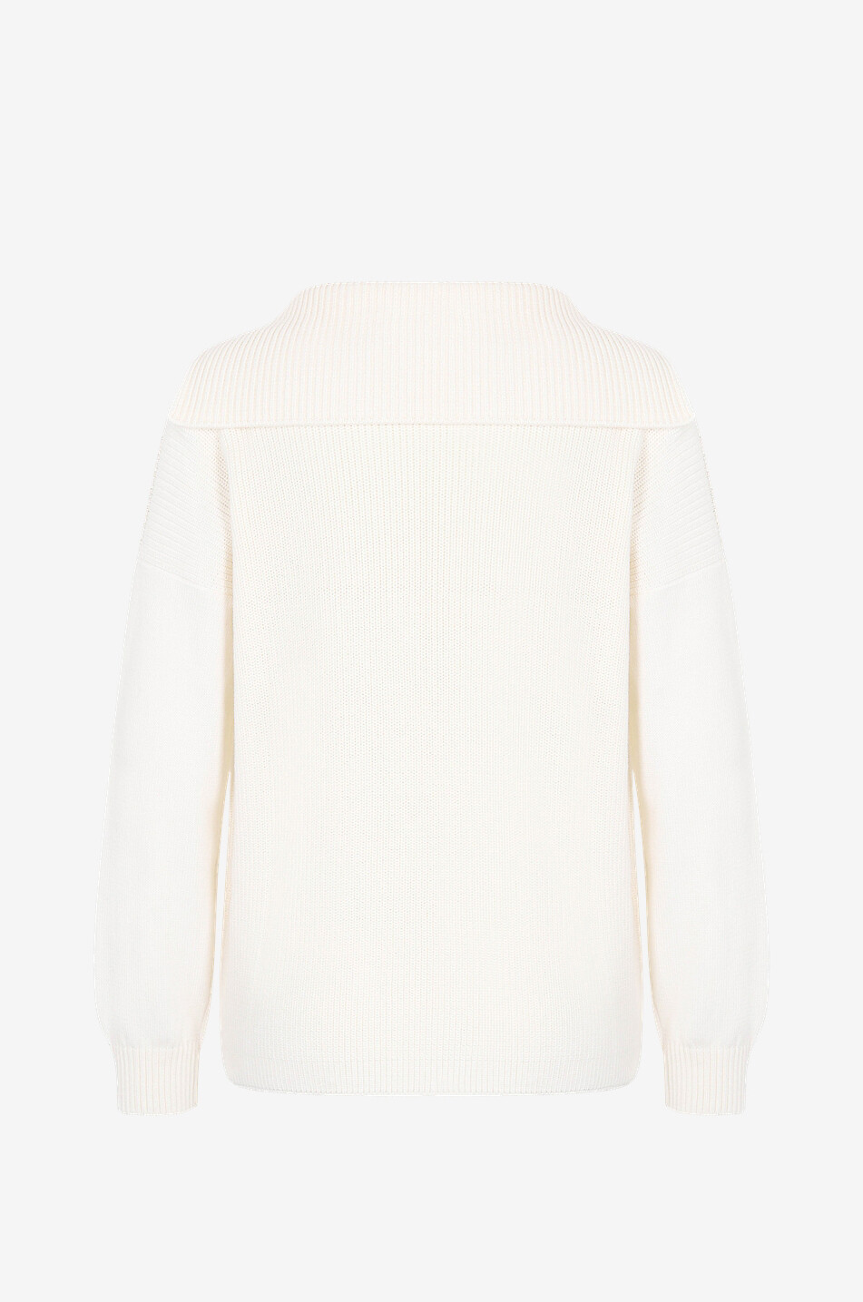 Pull à col V en coton