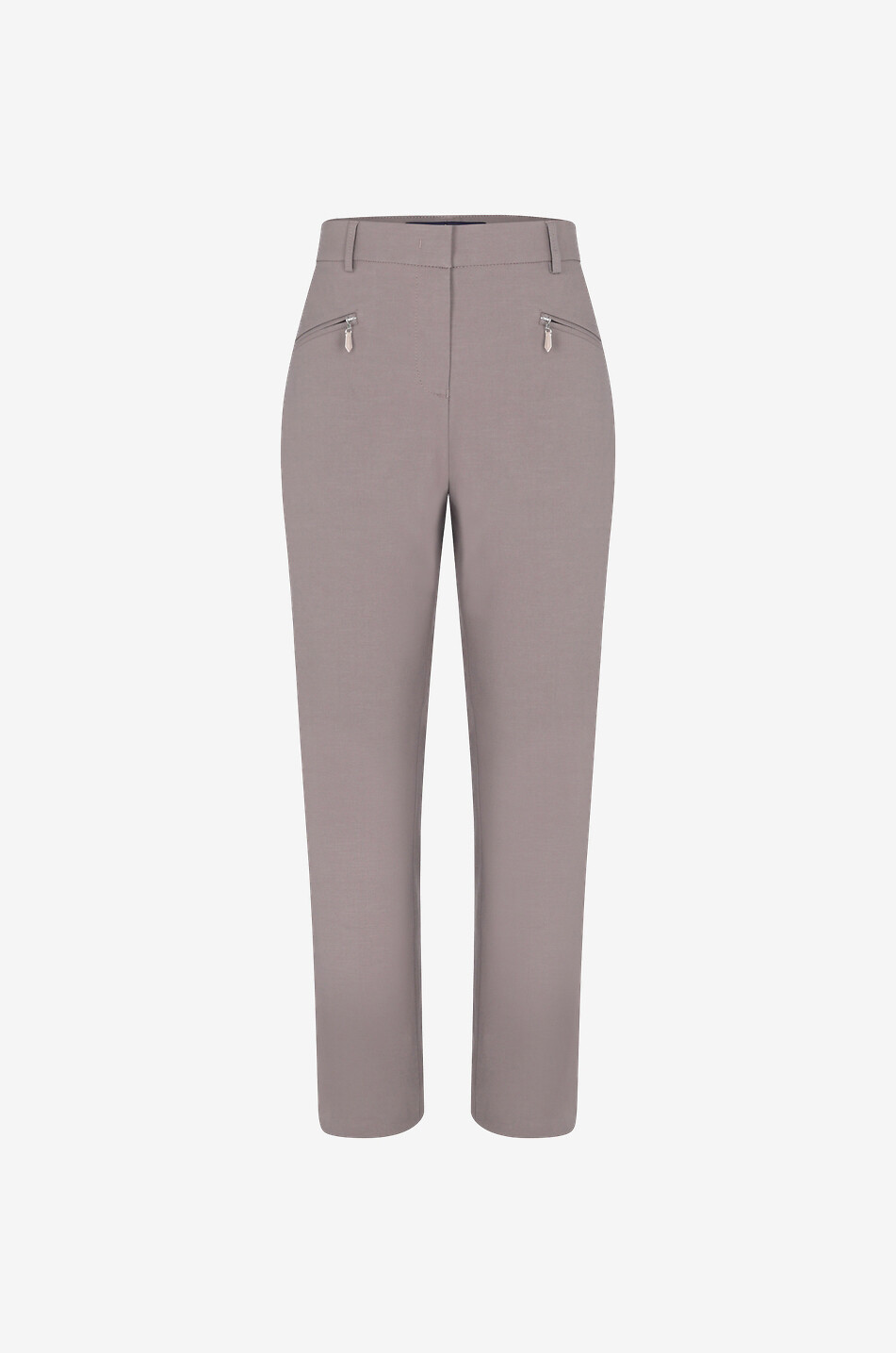 PAMELA HENSON Pantalon droit en coton Philine Femme BEIGE 1