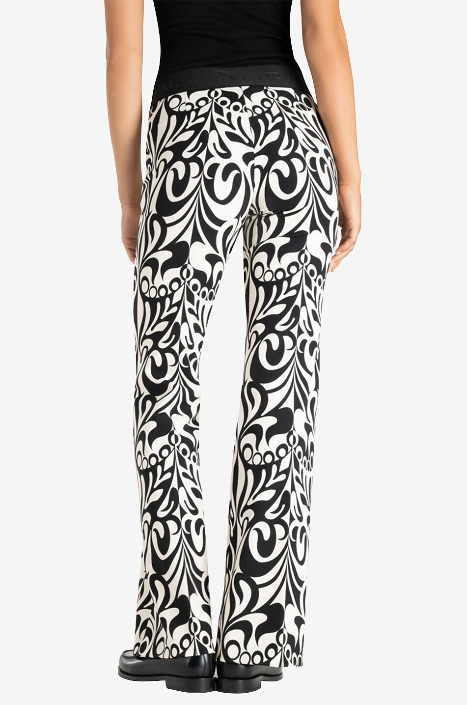 Francis Cosmic graphic wide-leg trousers