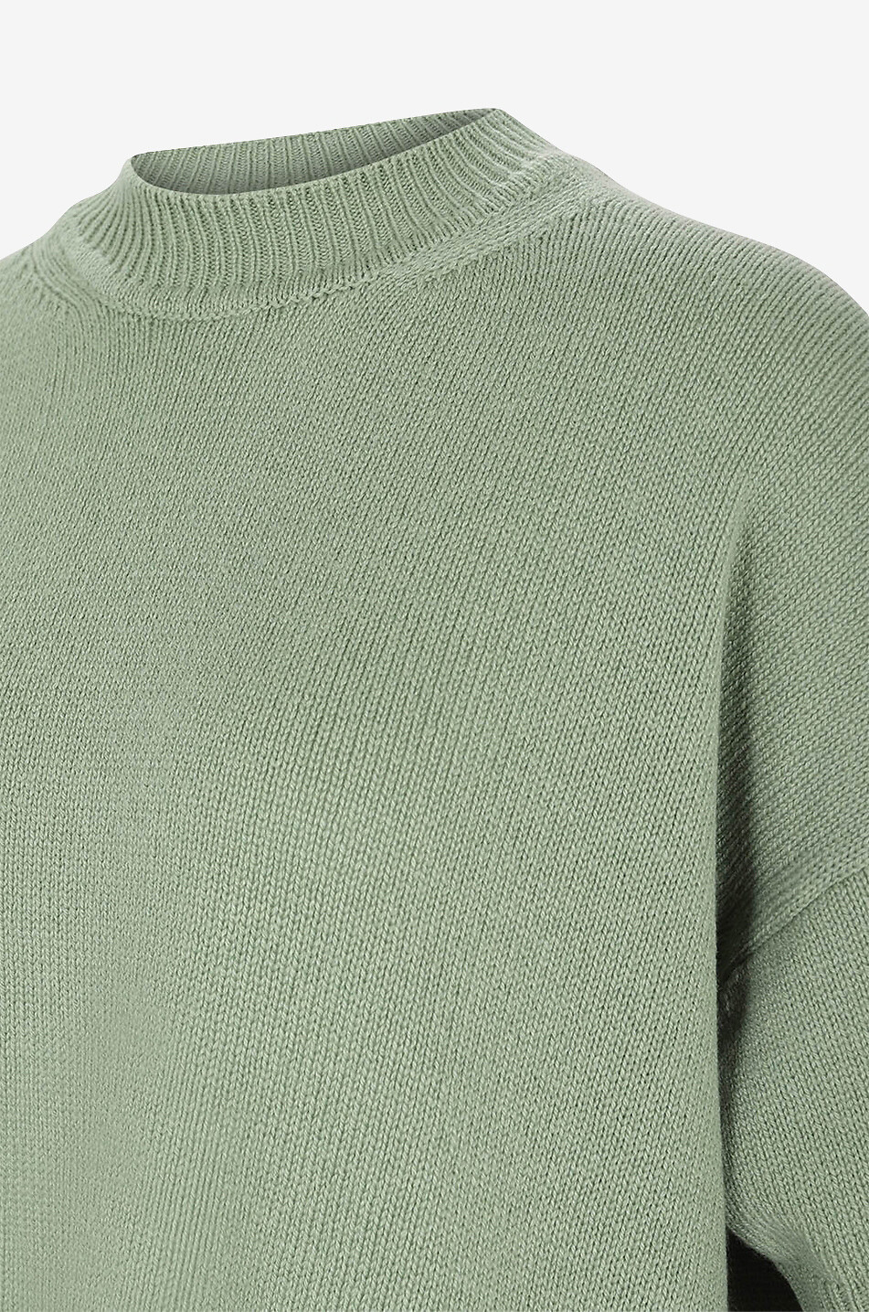 JIL SANDER Oversize-Kurzarm-Pullover aus Kaschmir Damen GRÜN 3