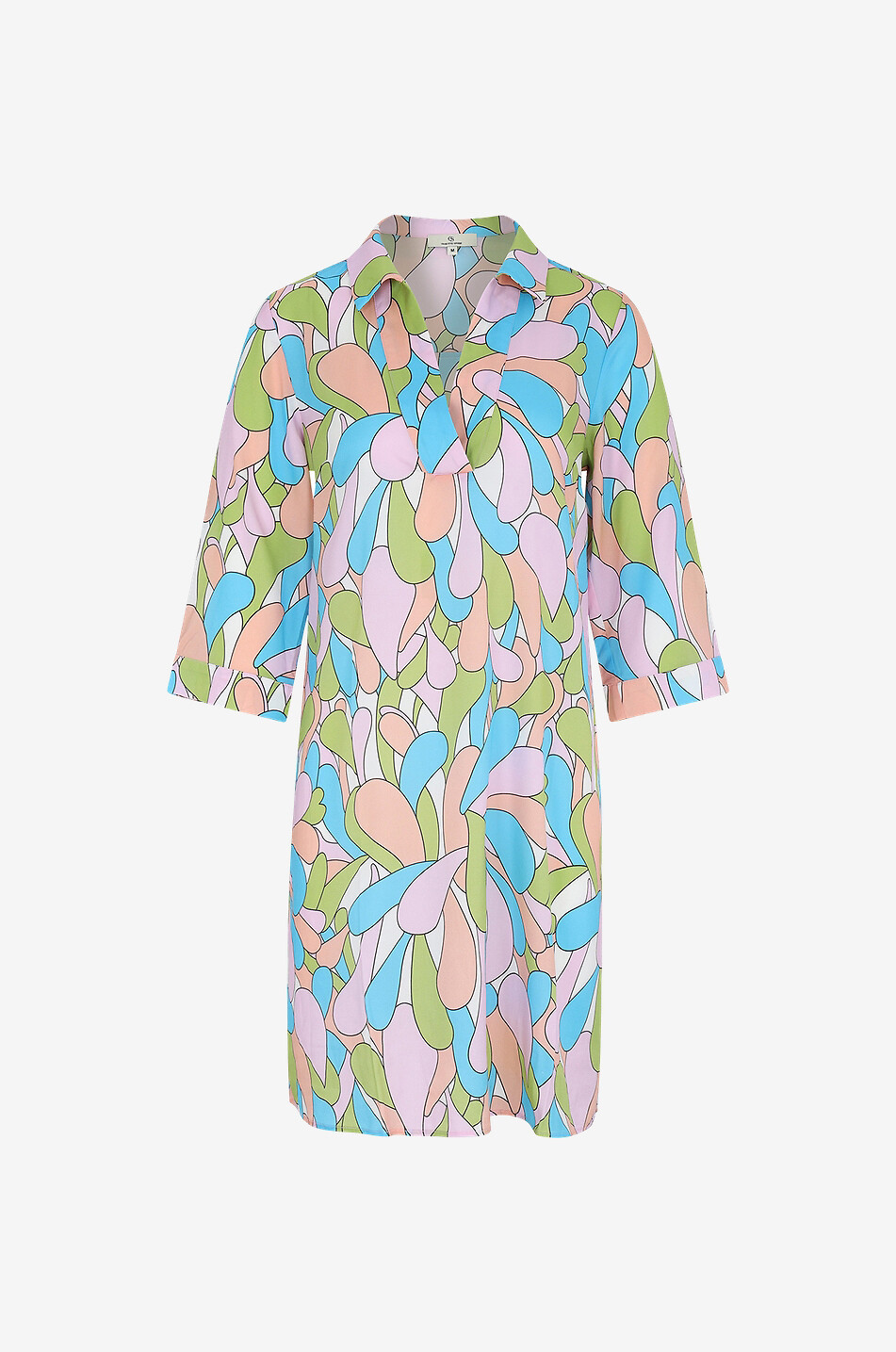 Robe courte en soie Cherie