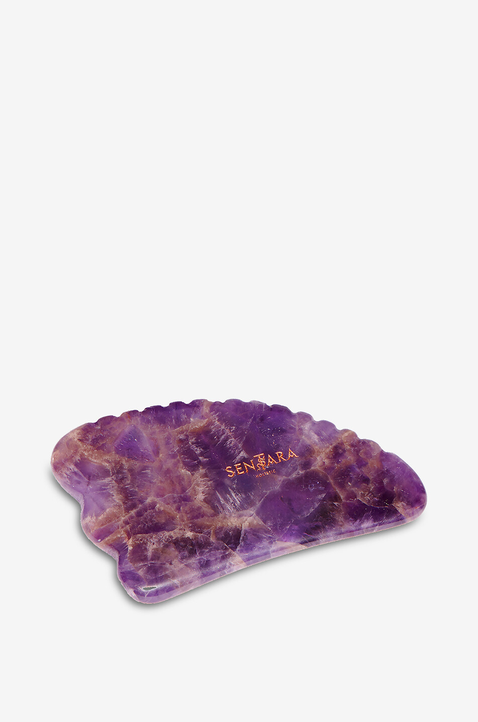 Dented amethyste Gua Sha