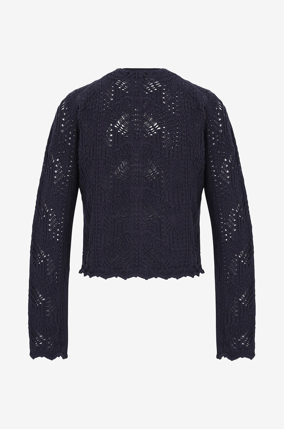 Cardigan ajusté boutonné en coton