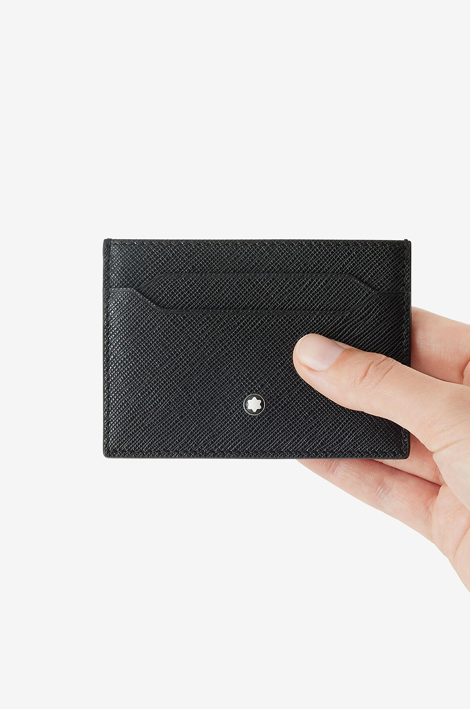MONTBLANC Kompaktes Kartenetui aus Saffianoleder Sartorial 5cc Herren SCHWARZ 3
