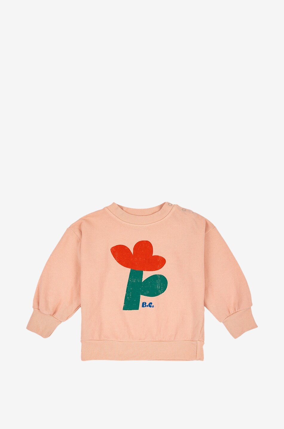 Sea Flower printed baby boxy sweatshirt