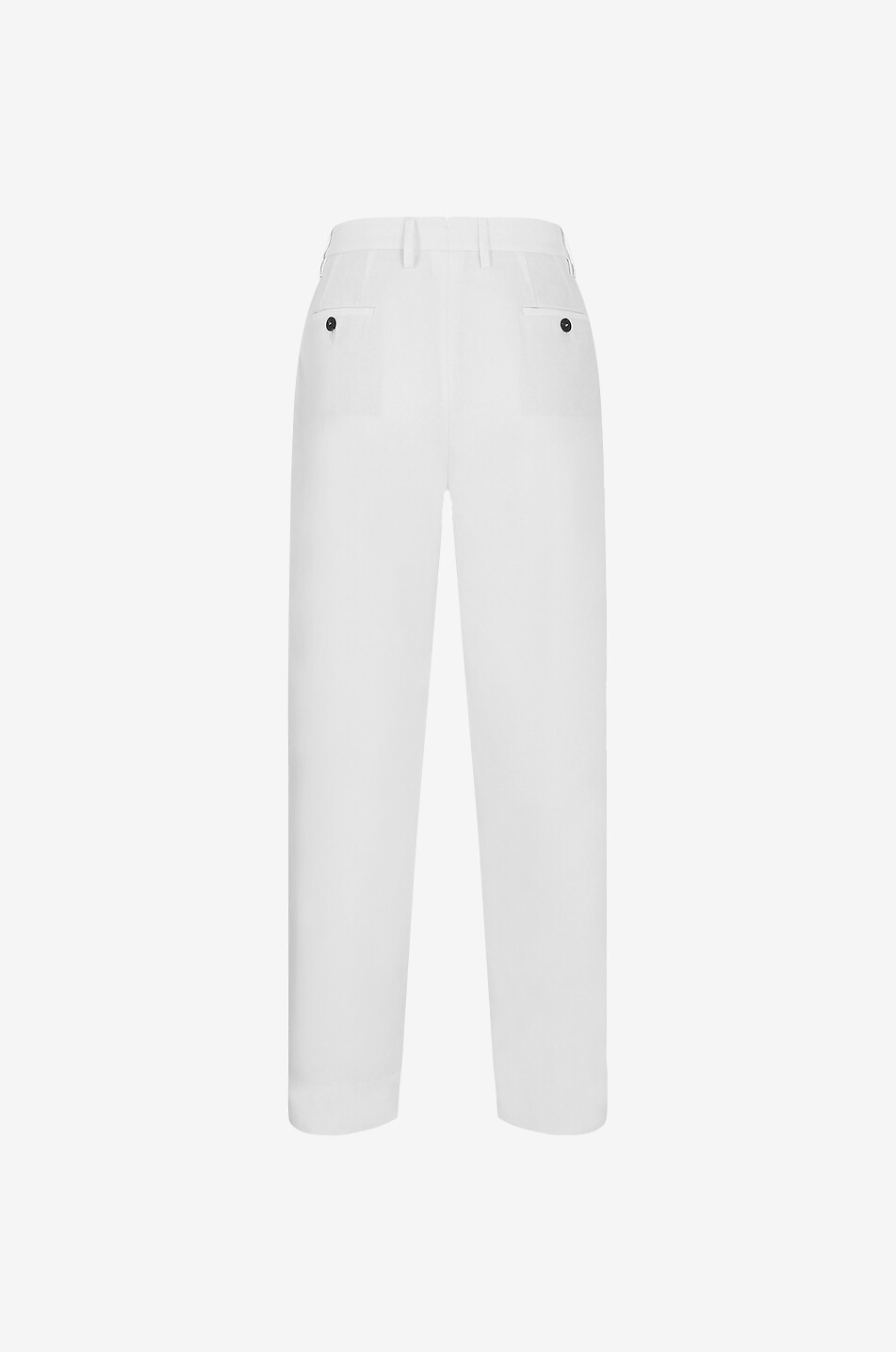 Pantalon carotte à pinces en coton Silvy
