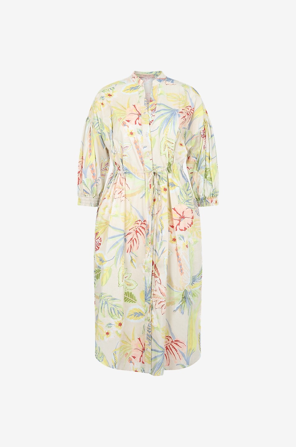 Robe midi en coton